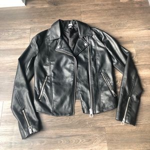 H&M faux leather jacket